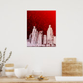 schimmelkunst poster (Keuken)