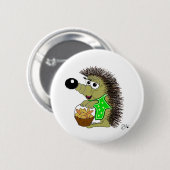 Schimmelmerk 1 ronde button 5,7 cm (Voorkant /achterkant)
