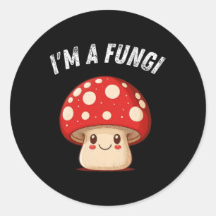 Schimmelpaddenstoelenmycologie Paddenstoelen Ik be Ronde Sticker