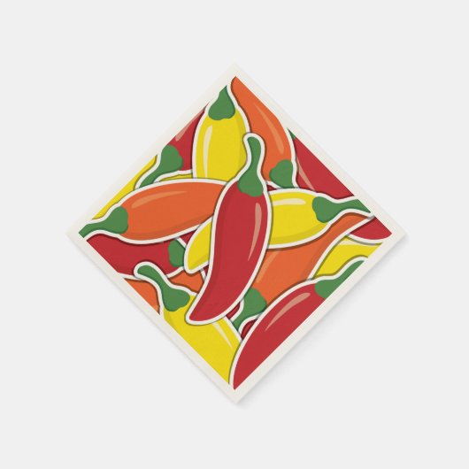 Schimmelpaprika's Servetten (Hoek)