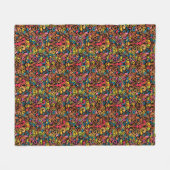 Schimmelpatroon Fleece Deken (Voorkant (Horizontaal))