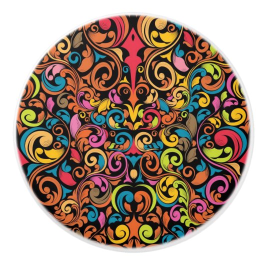 Schimmelpatroon Keramische Knop (Voorkant)