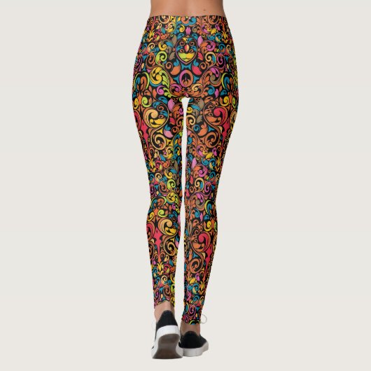 Schimmelpatroon Leggings (Achterkant)