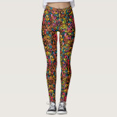 Schimmelpatroon Leggings (Voorkant)