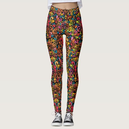 Schimmelpatroon Leggings (Voorkant)