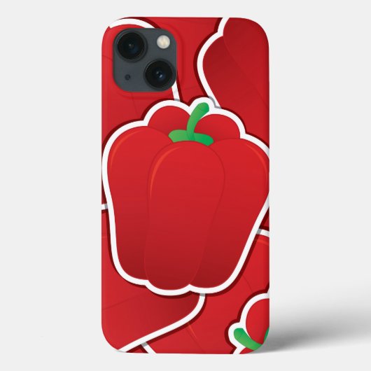 Schimmelrode paprika Case-Mate iPhone case (Achterkant)