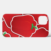 Schimmelrode paprika Case-Mate iPhone case (Achterkant (horizontaal))