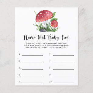 Schimmels Baby shower Naam dat baby food spel