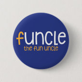 Schimmels. De vun oom. Ronde Button 5,7 Cm (Voorkant)