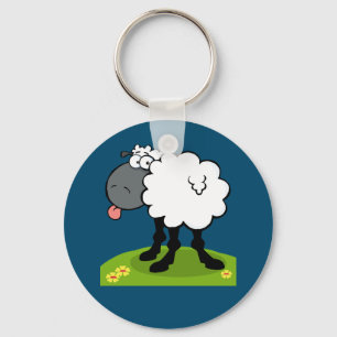 schimmels die hun tong uitsteken sleutelhanger