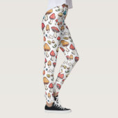 Schimmels Fancy: een grillige paddenstoeldoedel Leggings (Rechts)