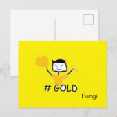 Schimmels #Goud Briefkaart (Voorkant / Achterkant)