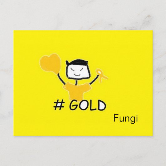 Schimmels #Goud Briefkaart (Voorkant)