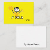 Schimmels #Goud Notitiekaartje (Voorkant / Achterkant)