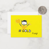 Schimmels #Goud Notitiekaartje (Voorkant / Achterkant in situ)