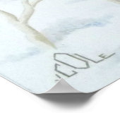 Schimmels in de sneeuw poster (Hoek)