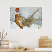 Schimmels in de sneeuw poster (Keuken)