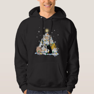 Schimmels kerstboomschilfers ontwerpen Vrouwen Hoodie