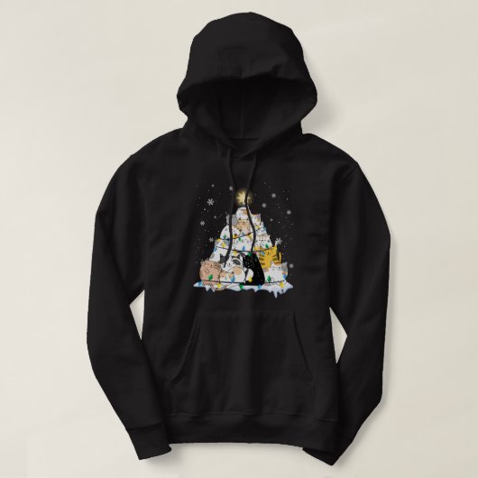 Schimmels kerstboomschilfers ontwerpen Vrouwen Hoodie (Design voorkant)