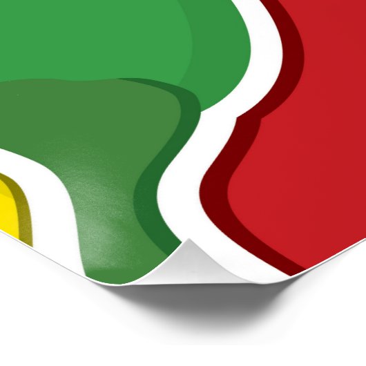 Schimmels lichte Spaanse peper Poster (Hoek)