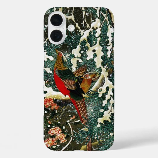 Schimmels, pijnbomen, Rozen, Japanse bloemen Case-Mate iPhone Case (Achterkant)