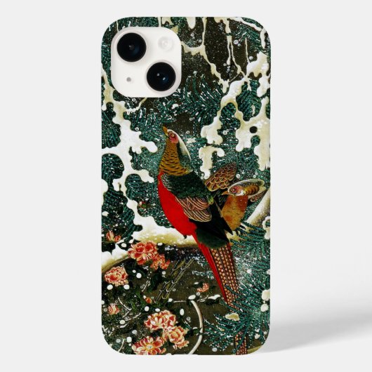 Schimmels, pijnbomen, Rozen, Japanse bloemen Case-Mate iPhone Case (Achterkant)
