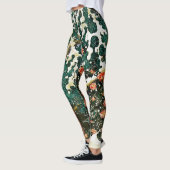 Schimmels, pijnbomen, Rozen, Japanse bloemen Leggings (Links)
