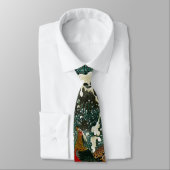 Schimmels, pijnbomen, Rozen, Japanse bloemen Stropdas (Gebonden)