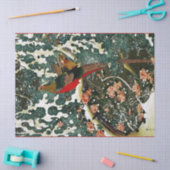 Schimmels, pijnbomen, Rozen, Japanse bloemen Tissuepapier (Craft)