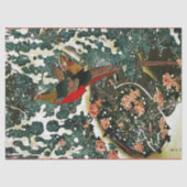 Schimmels, pijnbomen, Rozen, Japanse bloemen Tissuepapier (Voorkant)