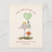Schimmels Pun Mushroom Classroom Valentijn Briefkaart (Voorkant)
