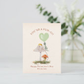Schimmels Pun Mushroom Classroom Valentijn Briefkaart (Staand voorkant)