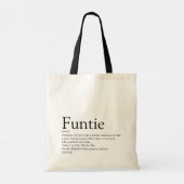 Schimmels, tante, tante, Tante Definition Modern F Tote Bag (Achterkant)