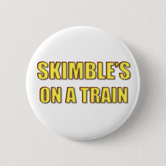 Schimmels trein ronde button 5,7 cm (Voorkant)
