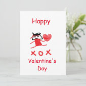 Schimmels Valentijnse Kaart (Staand voorkant)