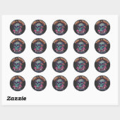 Schimmels & Verschrikkingen Ronde Sticker (Vel)