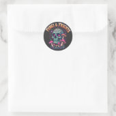 Schimmels & Verschrikkingen Ronde Sticker (Tas)