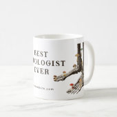  schimmelwerende skelet Beste podoloog ooit Koffiemok (Voorkant rechts)