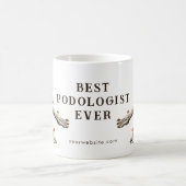  schimmelwerende skelet Beste podoloog ooit Koffiemok (Center)