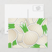 Schimmelwitte uien briefkaart (Voorkant / Achterkant)
