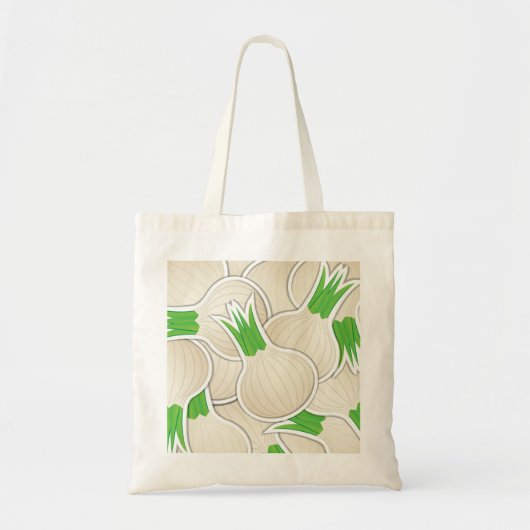 Schimmelwitte uien tote bag (Voorkant)
