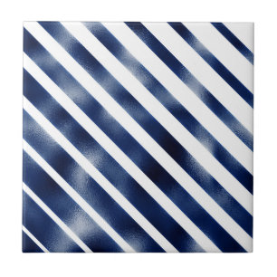 Schimmer blauw, diagonaal opgeruimd tegeltje