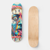 Schimmig droombeeld persoonlijk skateboard (Voorkant)