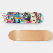 Schimmig droombeeld persoonlijk skateboard (Horizontaal)