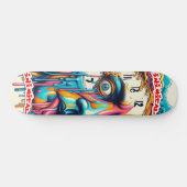 Schimmig droombeeld persoonlijk skateboard (Horizontaal)