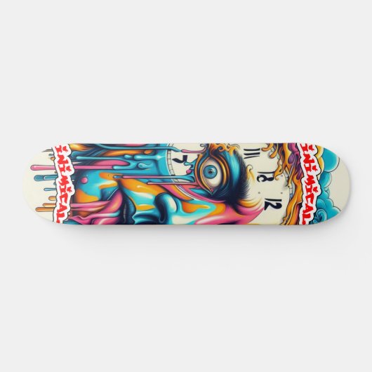 Schimmig droombeeld persoonlijk skateboard (Horizontaal)