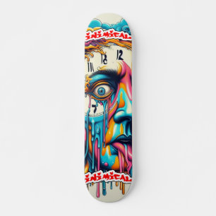 Schimmig droombeeld persoonlijk skateboard
