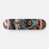 Schimmig geletterd persoonlijk skateboard (Horizontaal)