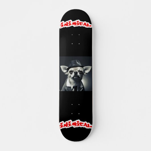 Schimmige gangster Chihuauhua Persoonlijk Skateboard (Voorkant)