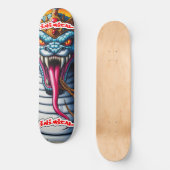 Schimmige koningsslang persoonlijk skateboard (Voorkant)